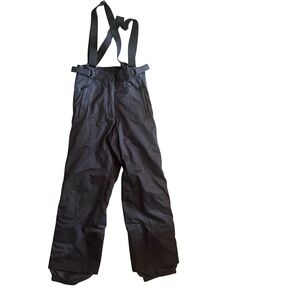 Obermeyer Ski Bib Pants – Size 14 – Full Side Zip – Black - Womens